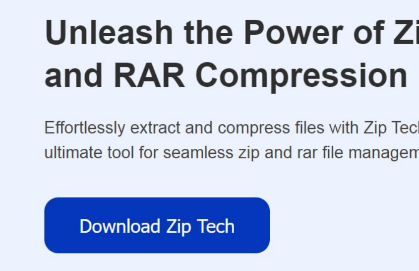 Zip Tech好用的压缩解压缩软件