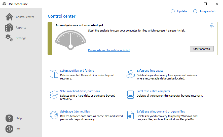 数据彻底删除工具SafeErase v18.3 Build 610