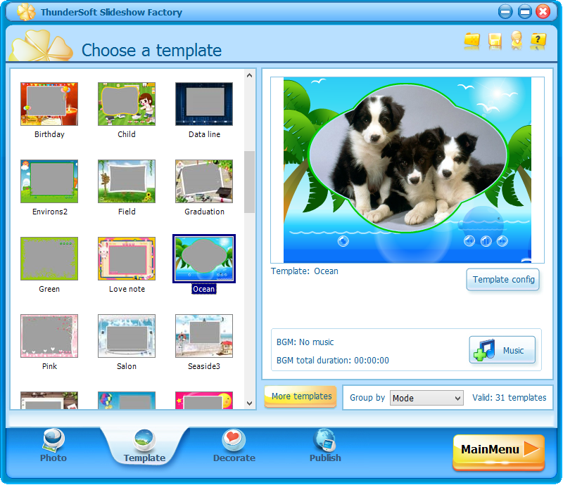 幻灯片工厂 ThunderSoft Slideshow Factory v6.5.0