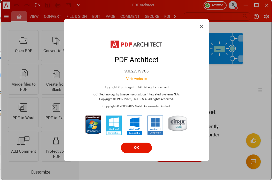 带有OCR功能的PDF查看器/编辑器 PDF Architect  Pro + OCR v9.0.49.21334