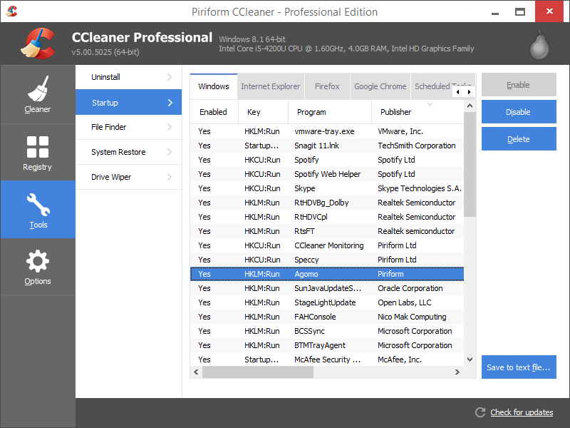 系统优化工具 CCleaner v6.20.10897 x64