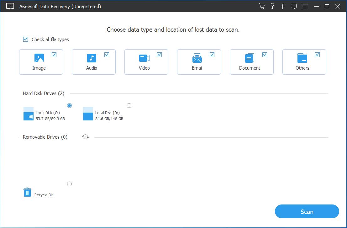 专业数据恢复软件 Aiseesoft Data Recovery v1.8.16 x64