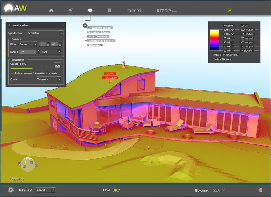 3D实时热光能分析 Graitec ArchiWizard 2024.2.0 v12.2.0 x64