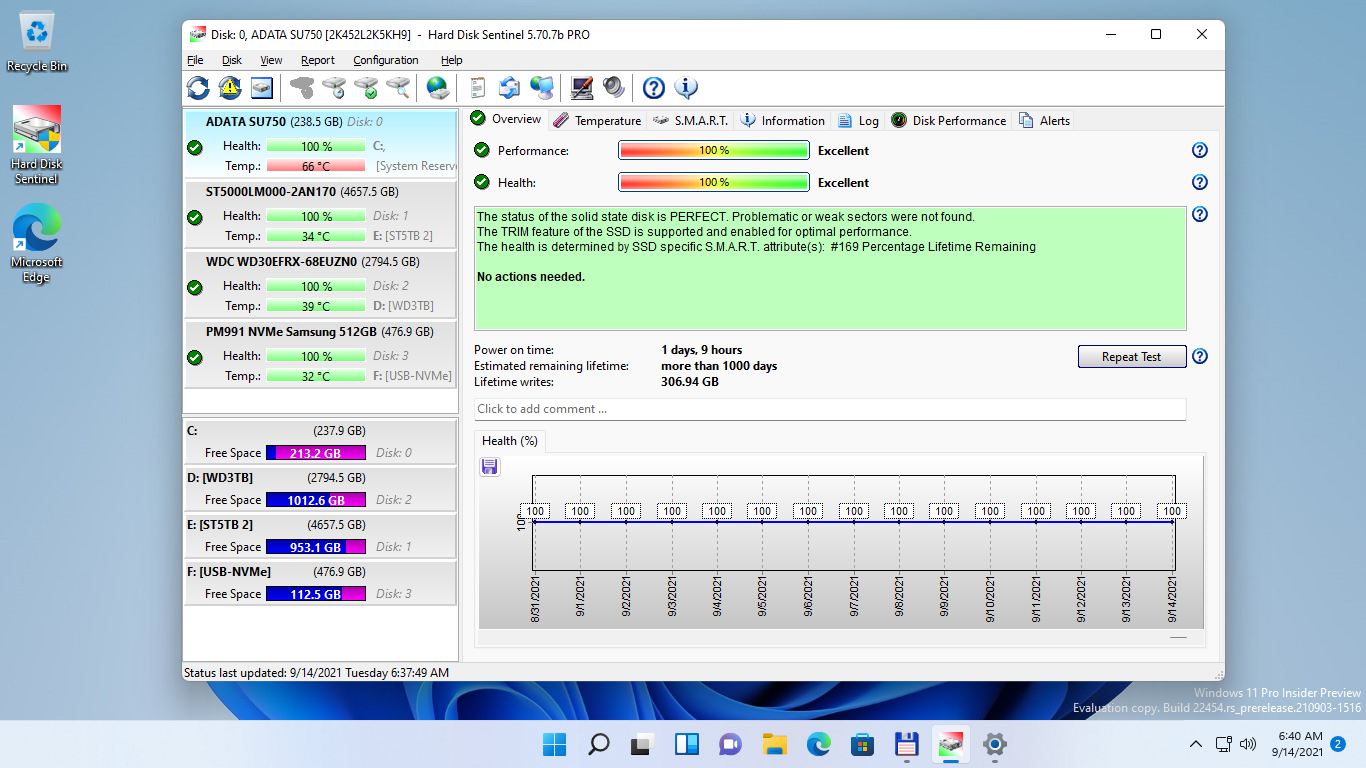 硬盘哨兵 Hard Disk Sentinel Pro v6.20 Final