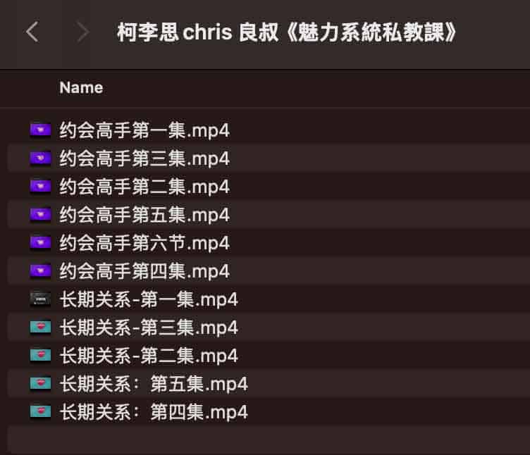 柯李思chris 良叔《魅力系統私教課》