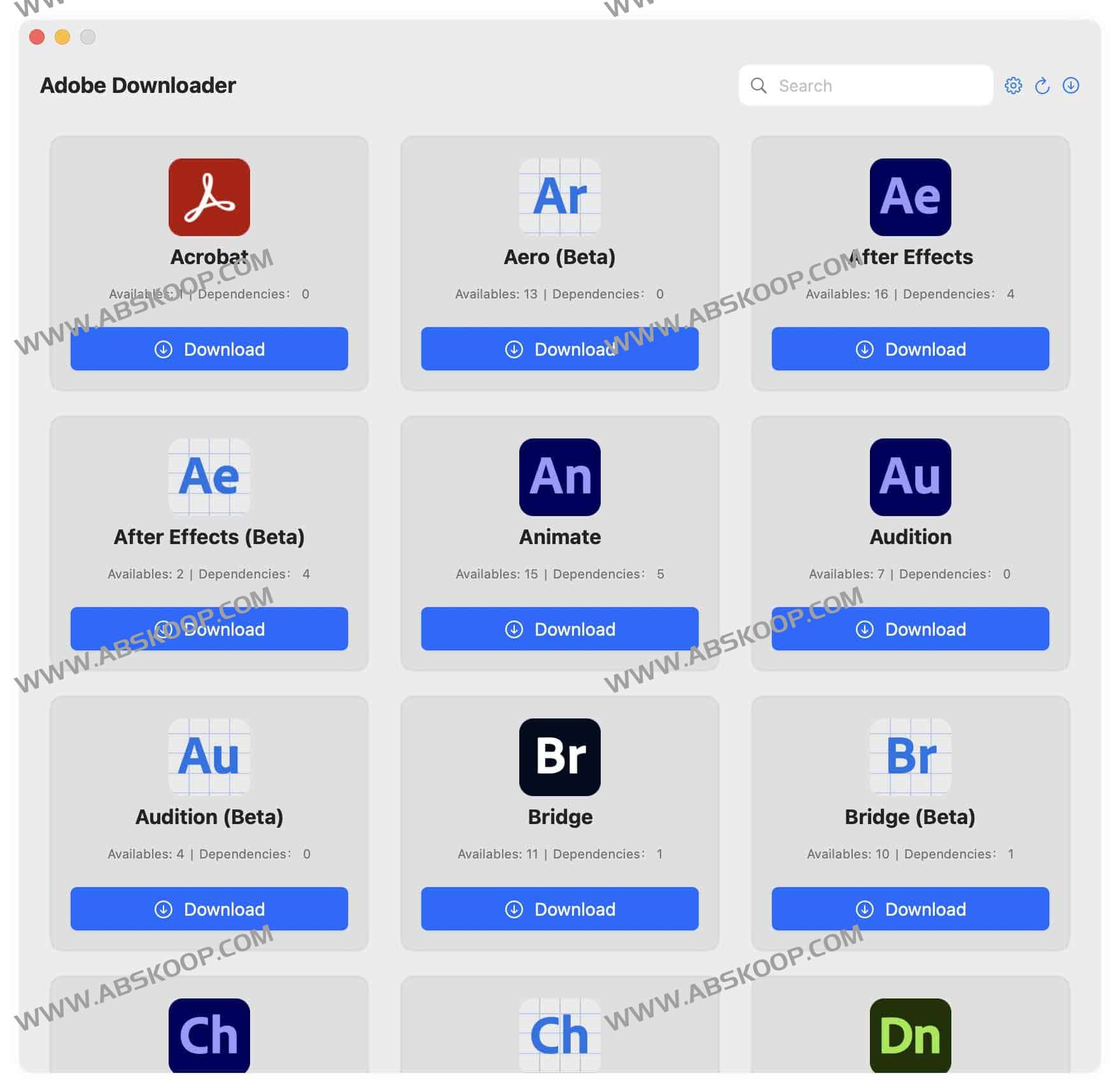 macOS Adob​​e 应用程序下载和安装程序：Adobe Downloader